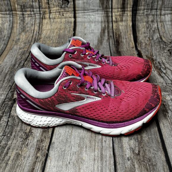 Brooks Shoes - Women's Size 9 B US - Brooks Ghost 11 Running Shoes Diva Pink Purple 1202771B691